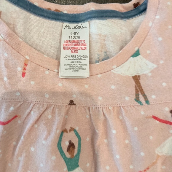 Mini Boden Printed Ballerina Nightgown 4-5Y - Picture 8 of 9